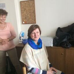 Foto der frisch gestylten Sylvia